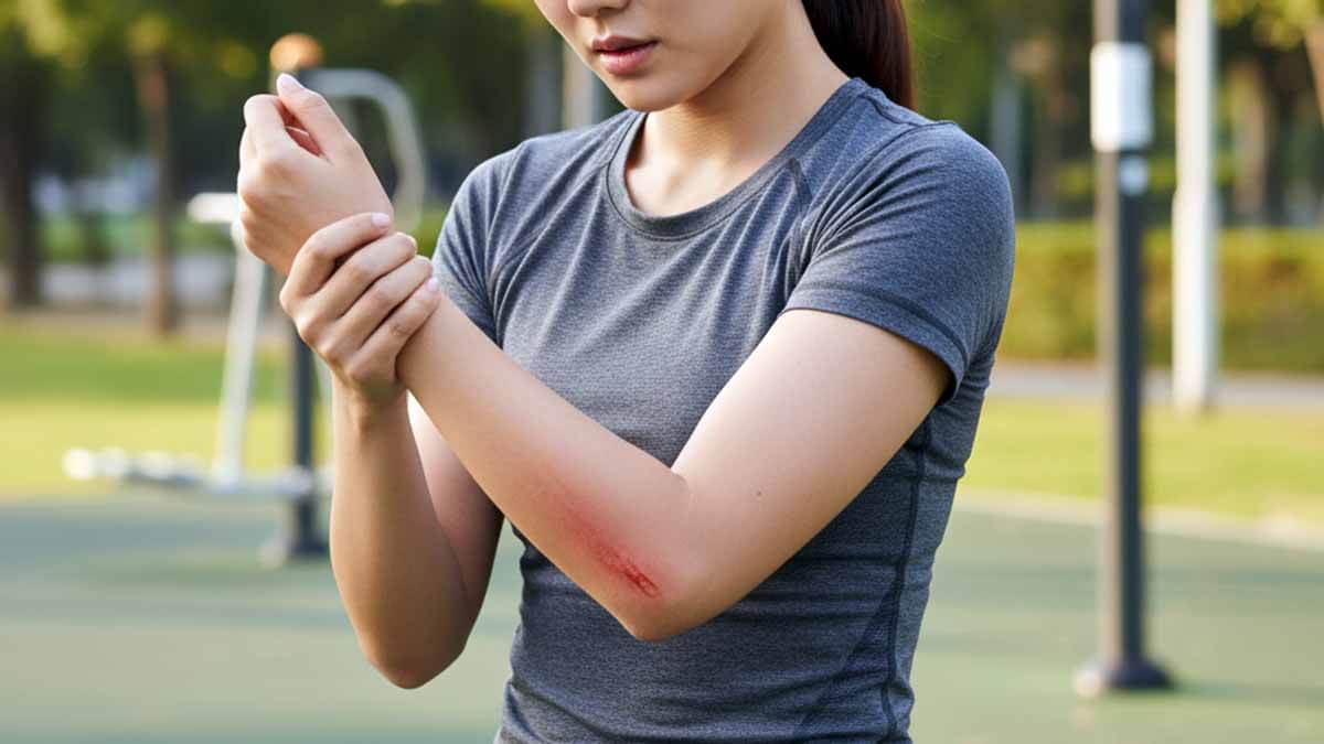 당뇨병 환자의 피부 상처